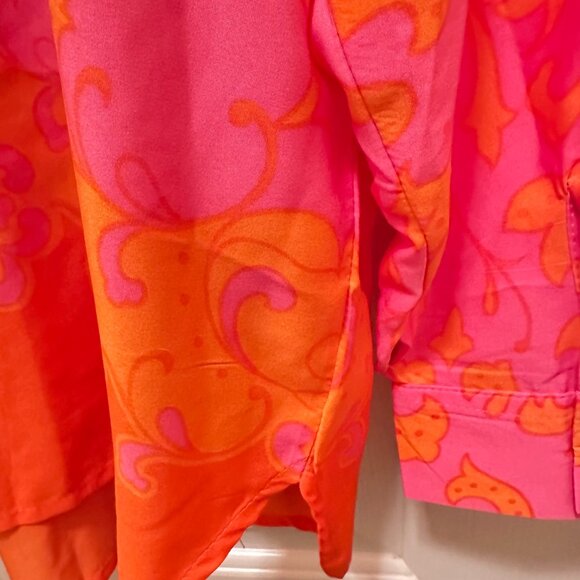 Boohoo - Paisley Print Button-Up Shirt with Shorts - Picture 3 of 8